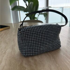 Alexander Wang Black and Silver Clutch